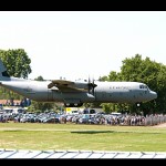 Landing of C130J.